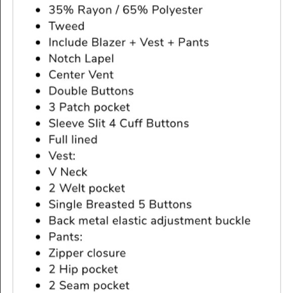 Green Tweed Suit Set - Picture 8 of 8